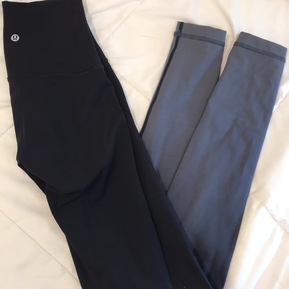 ❌SOLD Lululemon HiRise Wunder Under Black ombré 4 - Picture 4 of 6
